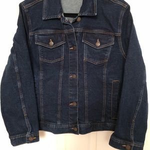Jean Jacket. Joe Fresh Dark Denim Jacket. Size 1X. New without tags.
